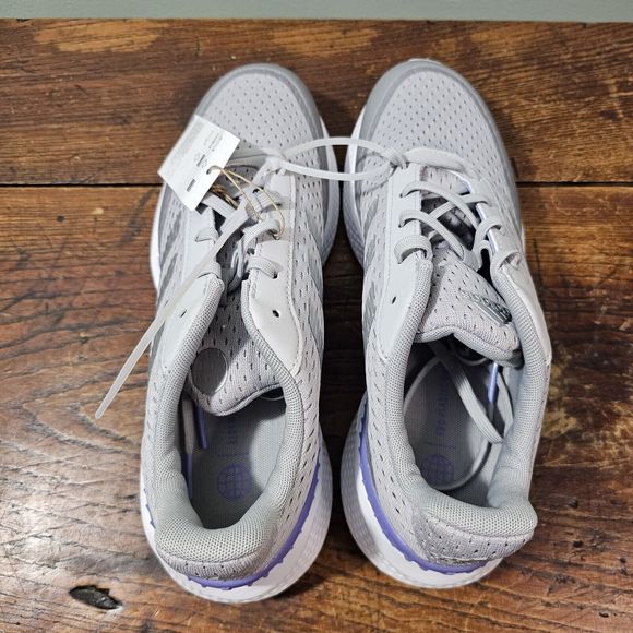 Adidas Summervent Grey Silver Purple Womens size 10 Spikeless Golf Shoes GV9749 - Picture 4 of 8